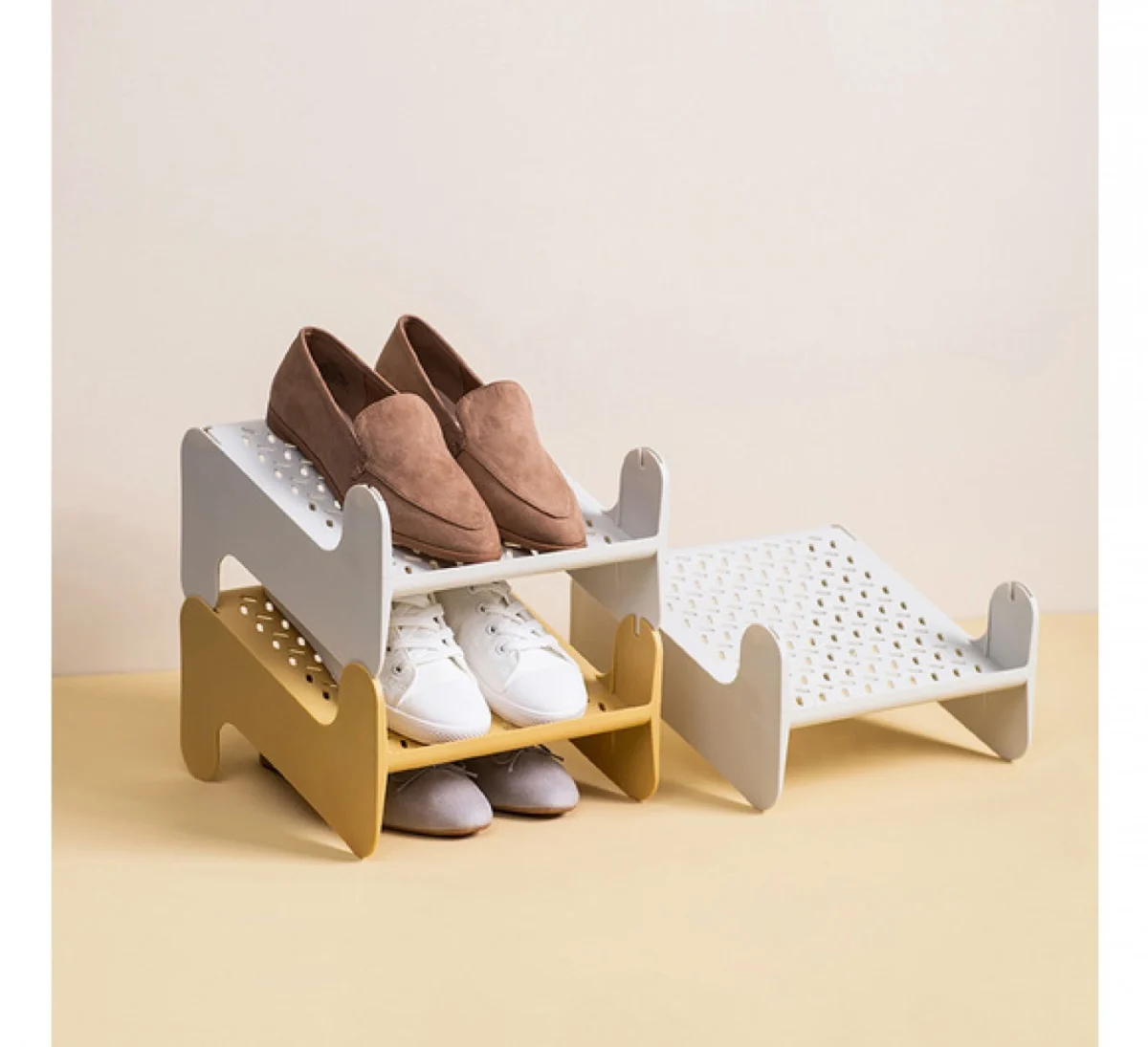 Στιβαζόμενη Βάση Οργάνωσης (ΡΡ) για Παπούτσια 24x24.8x20.4cm