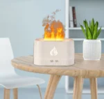 3D Humifier Υγραντήρας Υπερήχων & Αρωματοθεραπείας με LED Φωτισμό Εφέ Φλόγας 200ml - Aroma Diffuser Flame