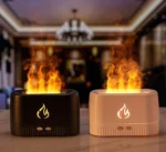 3D Humifier Υγραντήρας Υπερήχων & Αρωματοθεραπείας με LED Φωτισμό Εφέ Φλόγας 200ml - Aroma Diffuser Flame