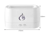 3D Humifier Υγραντήρας Υπερήχων & Αρωματοθεραπείας με LED Φωτισμό Εφέ Φλόγας 200ml - Aroma Diffuser Flame