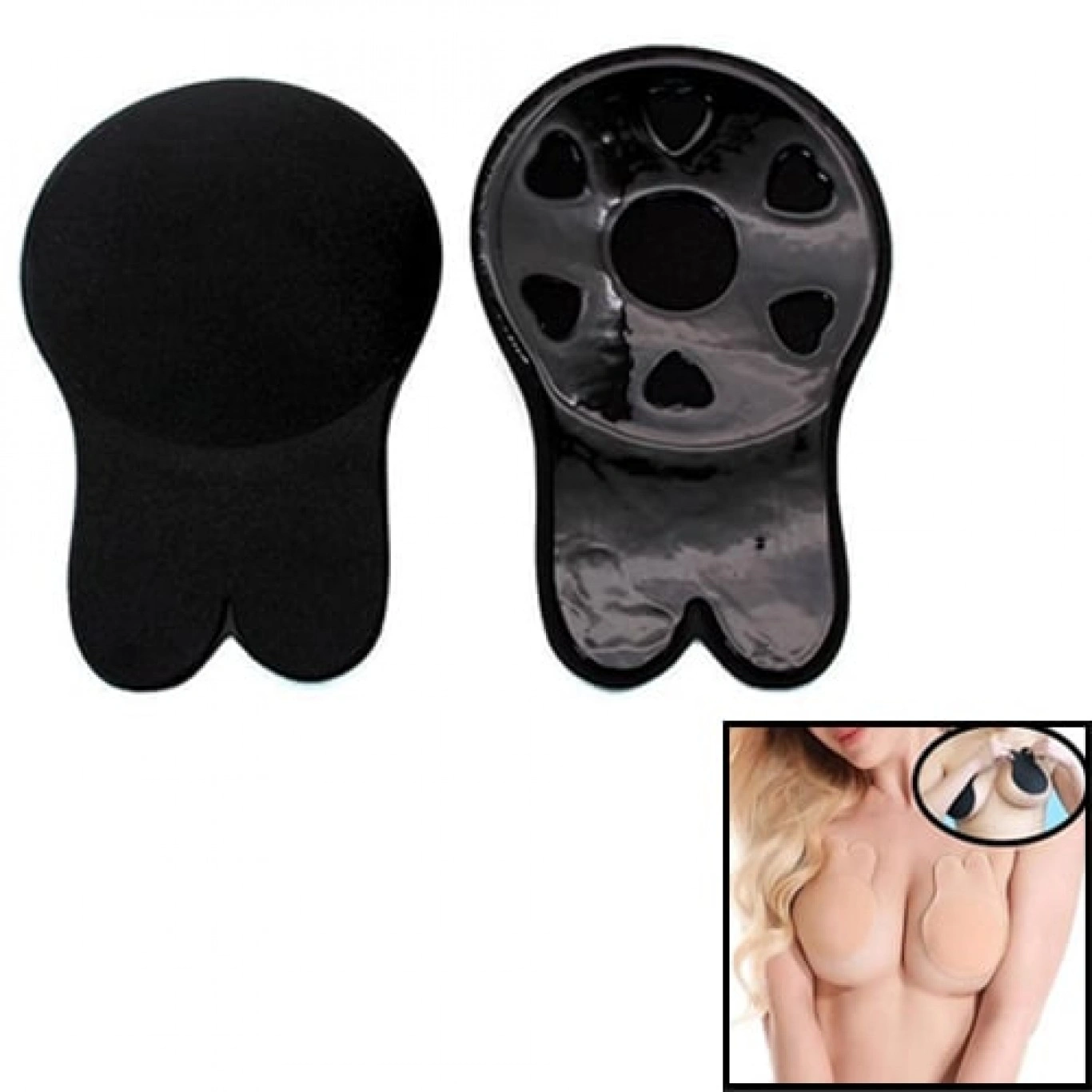 HOLDY Αυτοκόλλητο Αόρατο Στράπλες Σουτιέν Push-Up με Σιλικόνη HOLDY Αυτοκόλλητο Αόρατο Στράπλες Σουτιέν Push-Up με Σιλικόνη