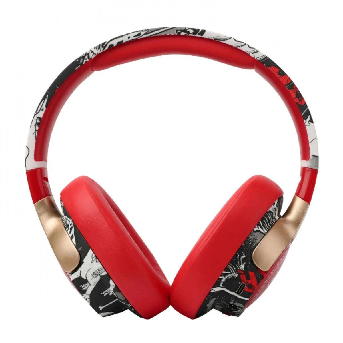 Ασύρματα Αναδιπλούμενα Graffiti Over Ear Ακουστικά SN-29