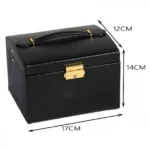 Κοσμηματοθήκη - Μπιζουτιέρα με Δερματίνη 17x14x12εκ