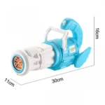 Aυτόματο Όπλο με 5 Τρύπες για Άπειρες Σαπουνόφουσκες Πολύχρωμες - Bubble Gatling Gun