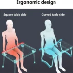 Αναδιπλούμενο Φορητό Τραπεζάκι με Βάση Κινητού - Τάμπλετ & Ποτηροθήκη Πολλαπλών Χρήσεων