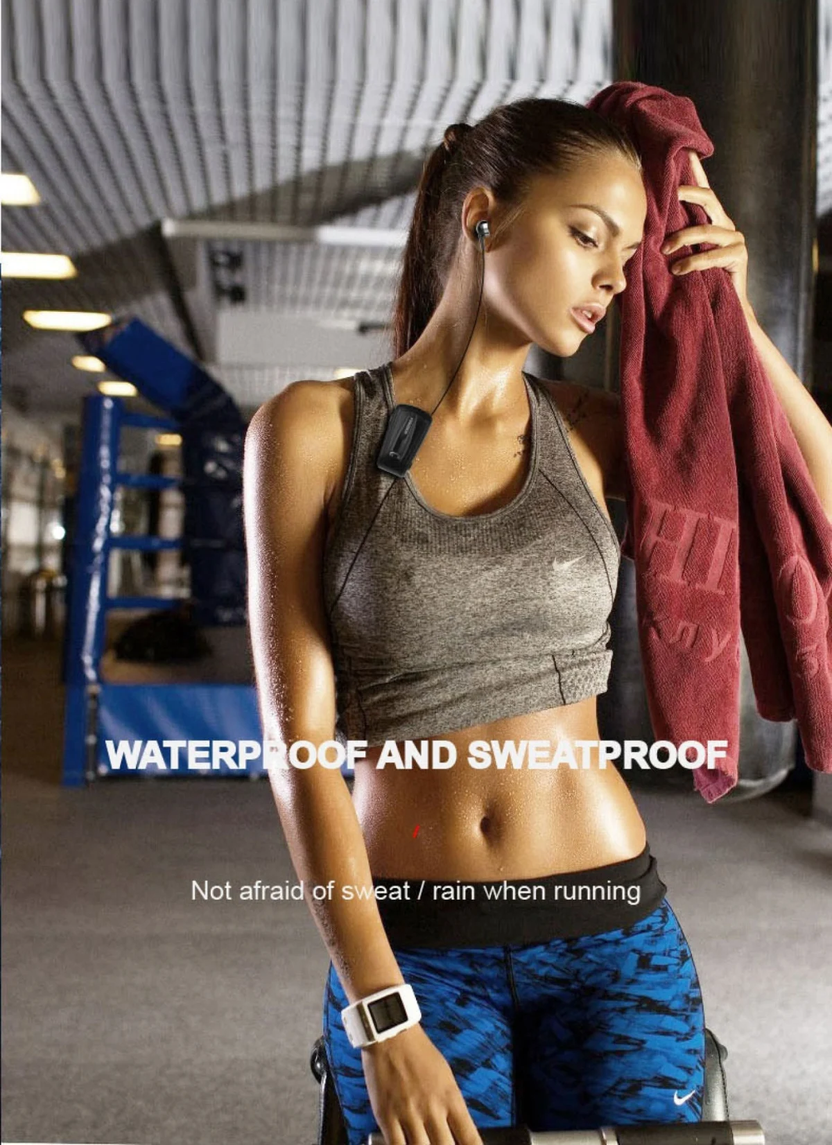 Ασύρματο Handsfree Bluetooth Ανασυρόμενο Ακουστικό Πέτου Fineblue Wireless In-Ear Headset