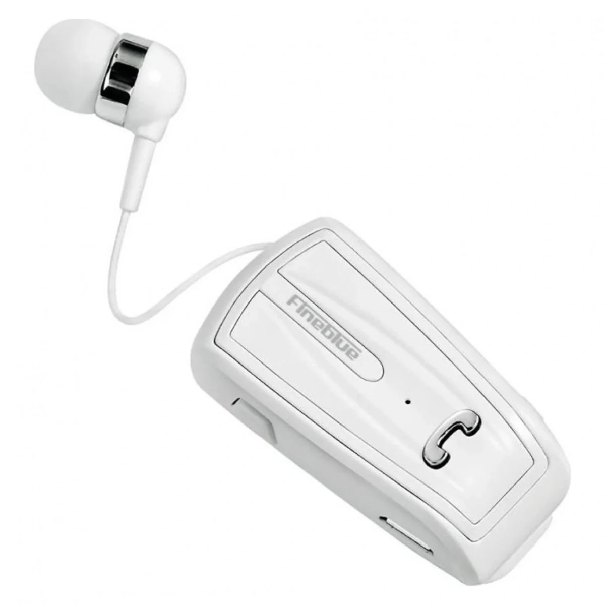 Ασύρματο Handsfree Bluetooth Ανασυρόμενο Ακουστικό Πέτου Fineblue Wireless In-Ear Headset