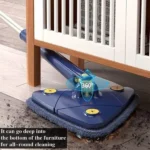 Πτυσσόμενη Τρίγωνη Σφουγγαρίστρα - Σκούπα για Πολλές Επιφάνειες με Περιστρεφόμενη Κεφαλή 360 Μοιρών