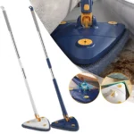 Πτυσσόμενη Τρίγωνη Σφουγγαρίστρα - Σκούπα για Πολλές Επιφάνειες με Περιστρεφόμενη Κεφαλή 360 Μοιρών