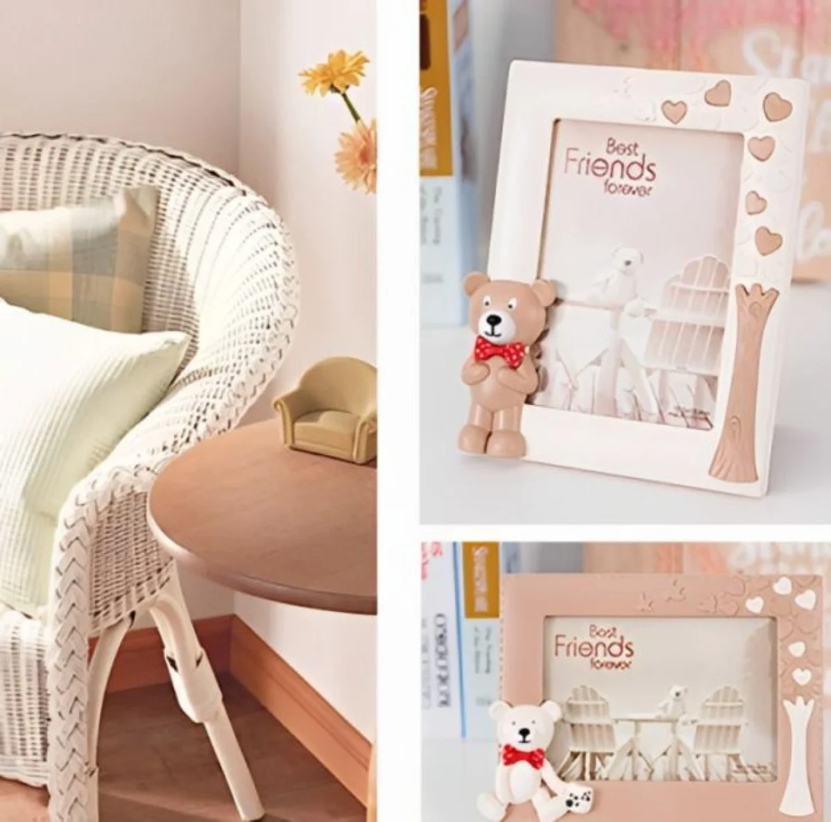 3D Παιδική Αναμνηστική με Αρκουδάκια - 18.5x24cm