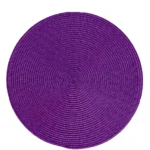 Boho Ψάθινο Σουπλά Στρογγυλό 38cm