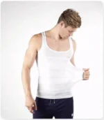 Ανδρική Φανέλα Σύσφιξης Και Αδυνατίσματος Lastex - Slim N Lift Shirt Λευκό