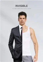 Ανδρική Φανέλα Σύσφιξης Και Αδυνατίσματος Lastex - Slim N Lift Shirt Λευκό