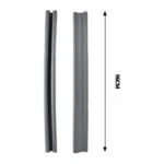 Αφρώδες Διπλό Αεροστόπ Πόρτας / Παραθύρου 96x3εκ