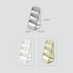 Θήκη-Βάση για Μαχαιροπήρουνα με 4 Θέσεις - Κουζίνας Πλαστική