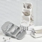 Θήκη-Βάση για Μαχαιροπήρουνα με 4 Θέσεις - Κουζίνας Πλαστική