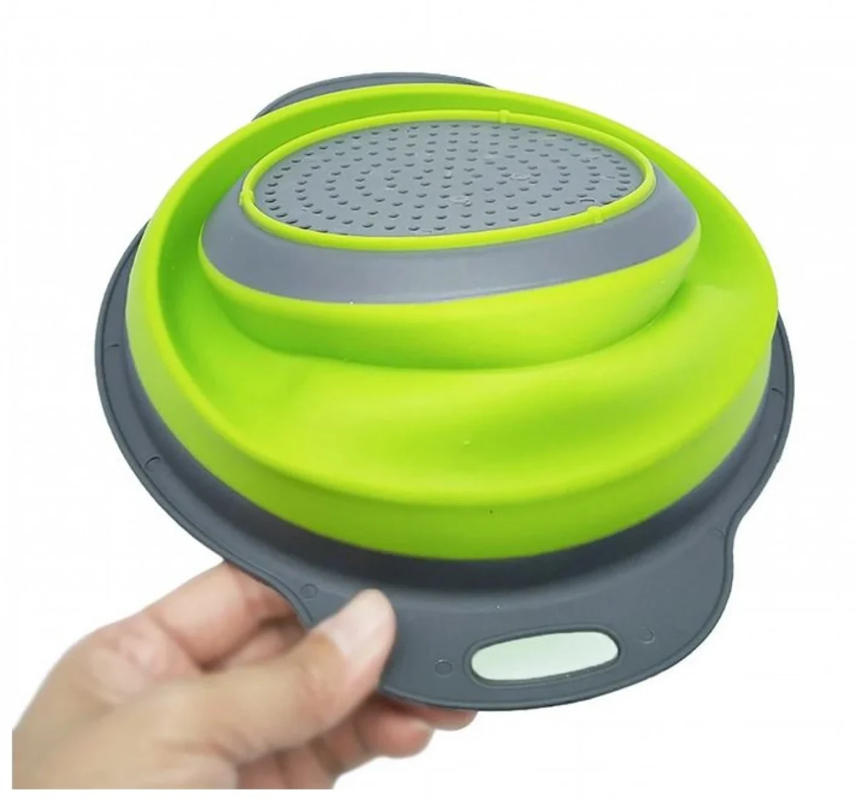 Σετ 2 Τεμαχίων Στρογγυλό Πτυσσόμενο Σουρωτήρι Φρούτων και Λαχανικών Σιλικόνης