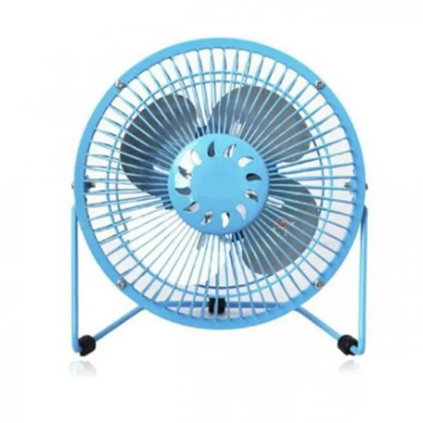 Επιτραπέζιο Φορητό USB Ανεμιστηράκι με Μεταλλική Κατασκευή 19cm 3Watt