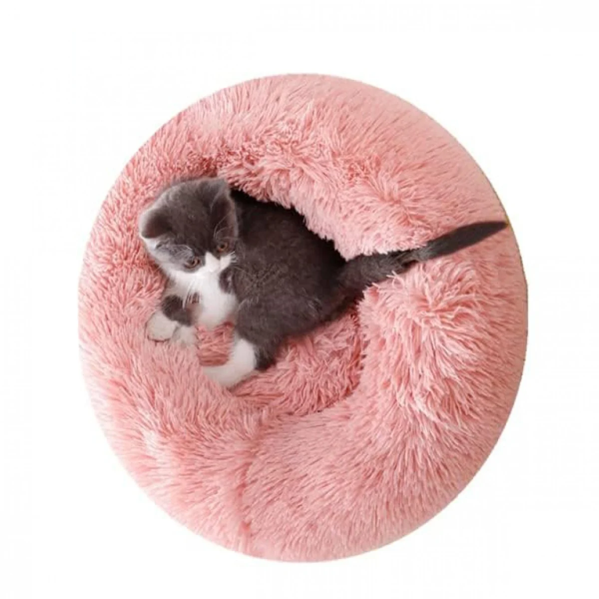 Μαλακό Στρογγυλό Κρεβάτι Κατοικιδίων 60εκ