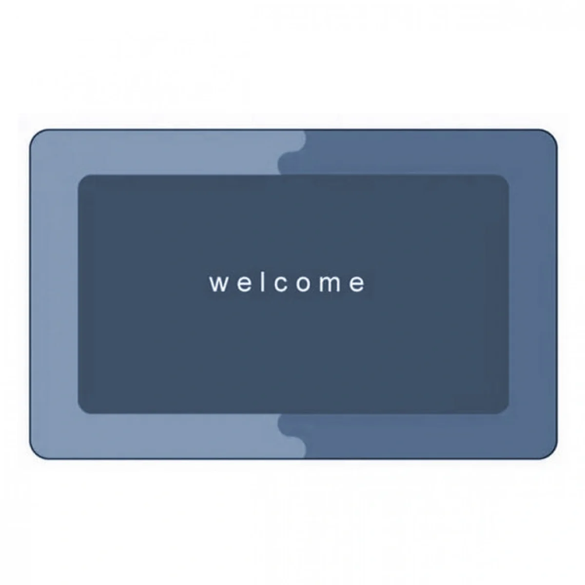 Χαλάκι Μπάνιου Αποστράγγισης Welcome 50Χ80 cm