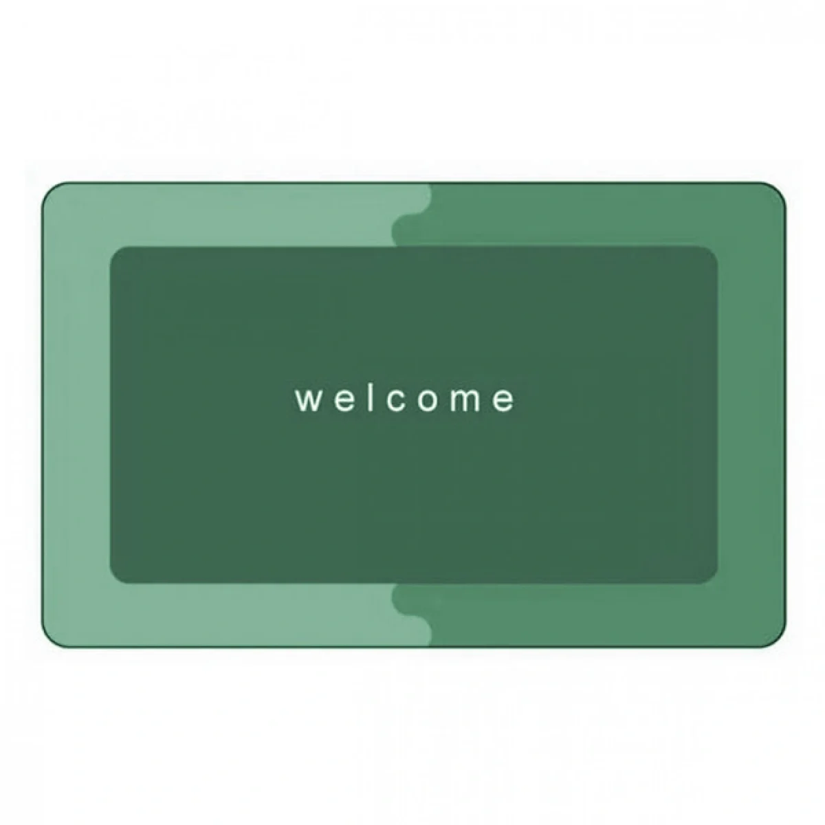 Χαλάκι Μπάνιου Αποστράγγισης Welcome 50Χ80 cm