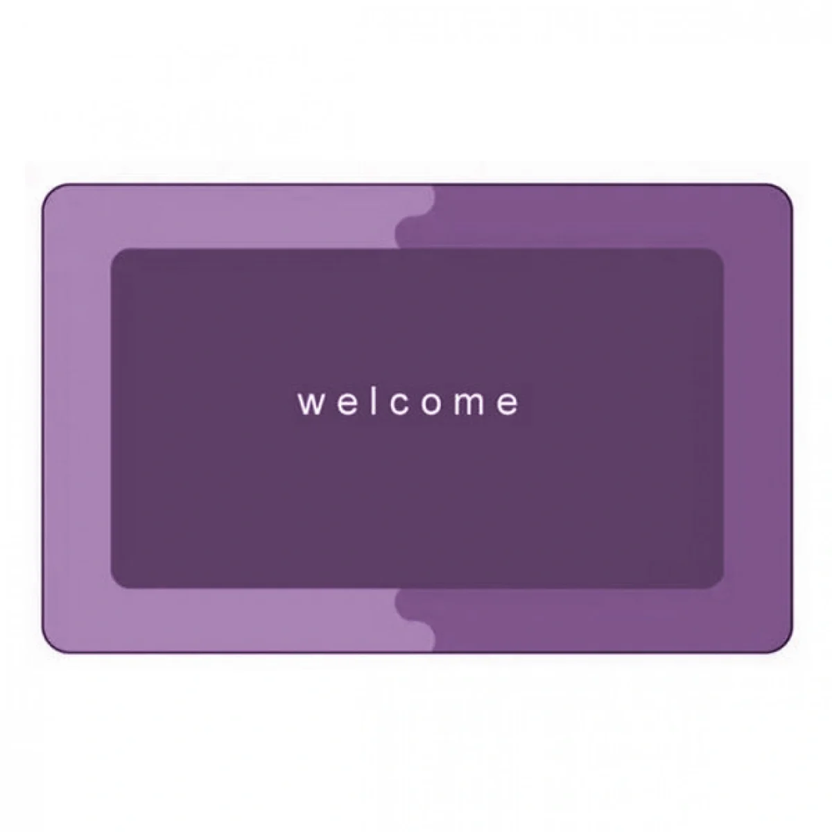 Χαλάκι Μπάνιου Αποστράγγισης Welcome 50Χ80 cm