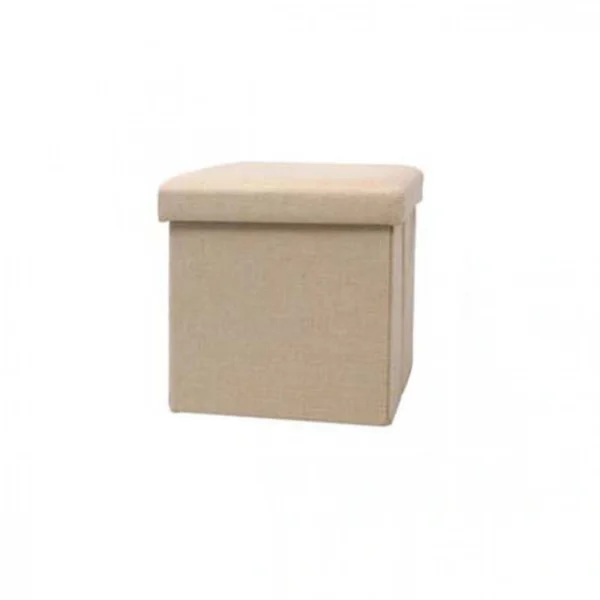 Σκαμπό από Ύφασμα 31x31εκ με Αποθηκευτικό Χώρο.