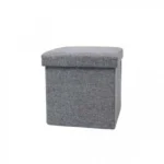 Σκαμπό από Ύφασμα 31x31εκ με Αποθηκευτικό Χώρο.