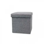 Σκαμπό από Ύφασμα 38x38εκ με Αποθηκευτικό Χώρο.