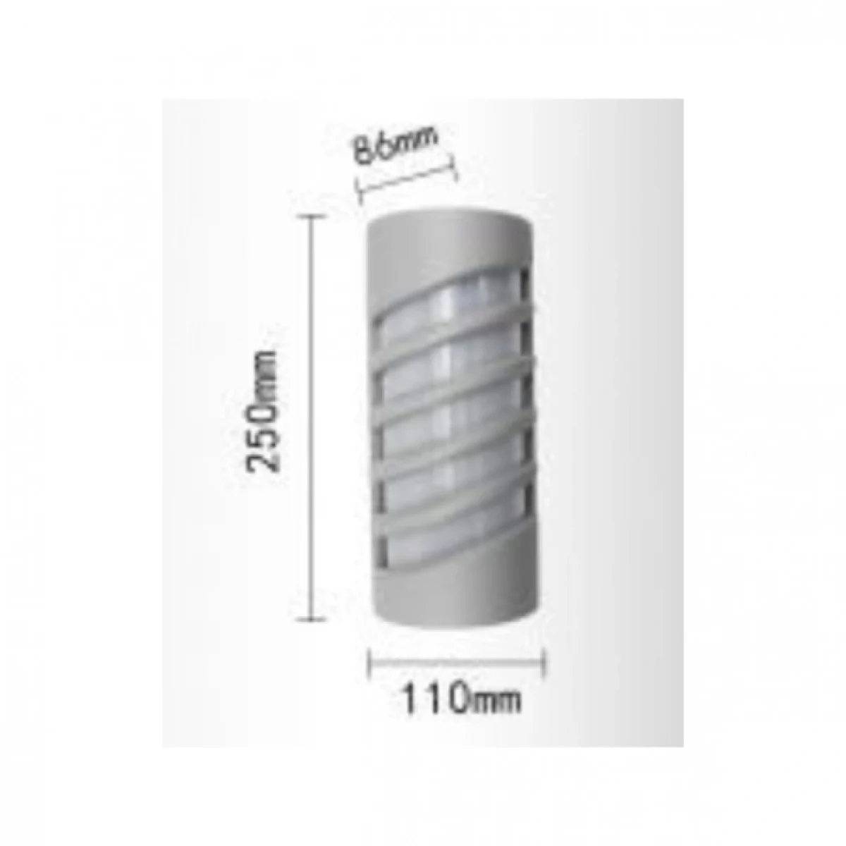 Εξωτερική Απλίκα Τοίχου IP65, 6500K