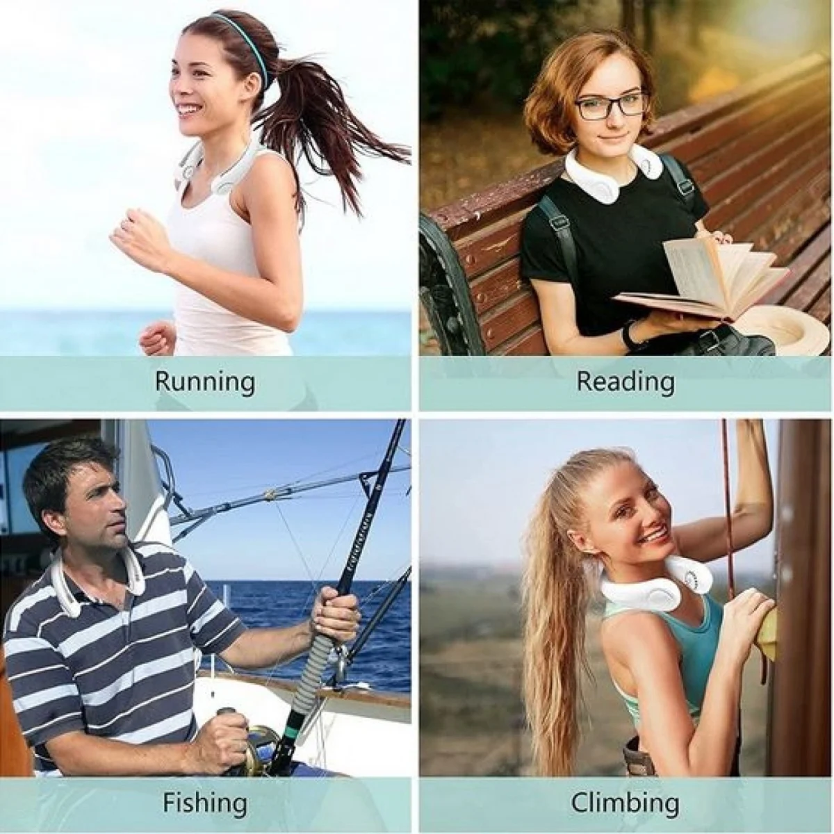 Επαναφορτιζόμενος Ανεμιστήρας Λαιμού για το Πρόσωπο