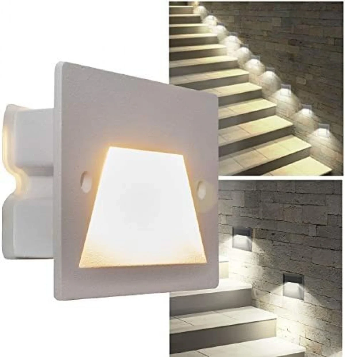 Μοντέρνο Αδιάβροχο Χωνευτό LED Φωτιστικό Τοίχου για Εξωτερικούς Χώρους IP65, 3000K