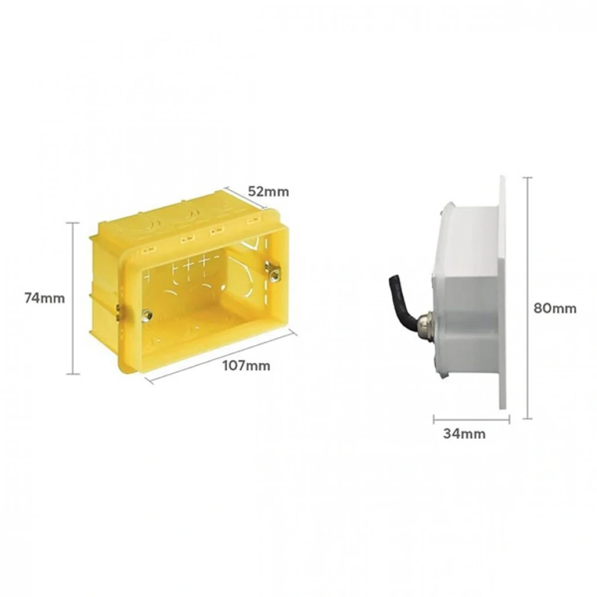 Μοντέρνο Αδιάβροχο Χωνευτό LED Φωτιστικό Τοίχου για Εξωτερικούς Χώρους IP65, 3000K