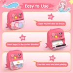 Παιδική Φωτογραφική Κάμερα με Παιχνίδια και Χαρτί Εκτύπωσης “Γοργόνα”