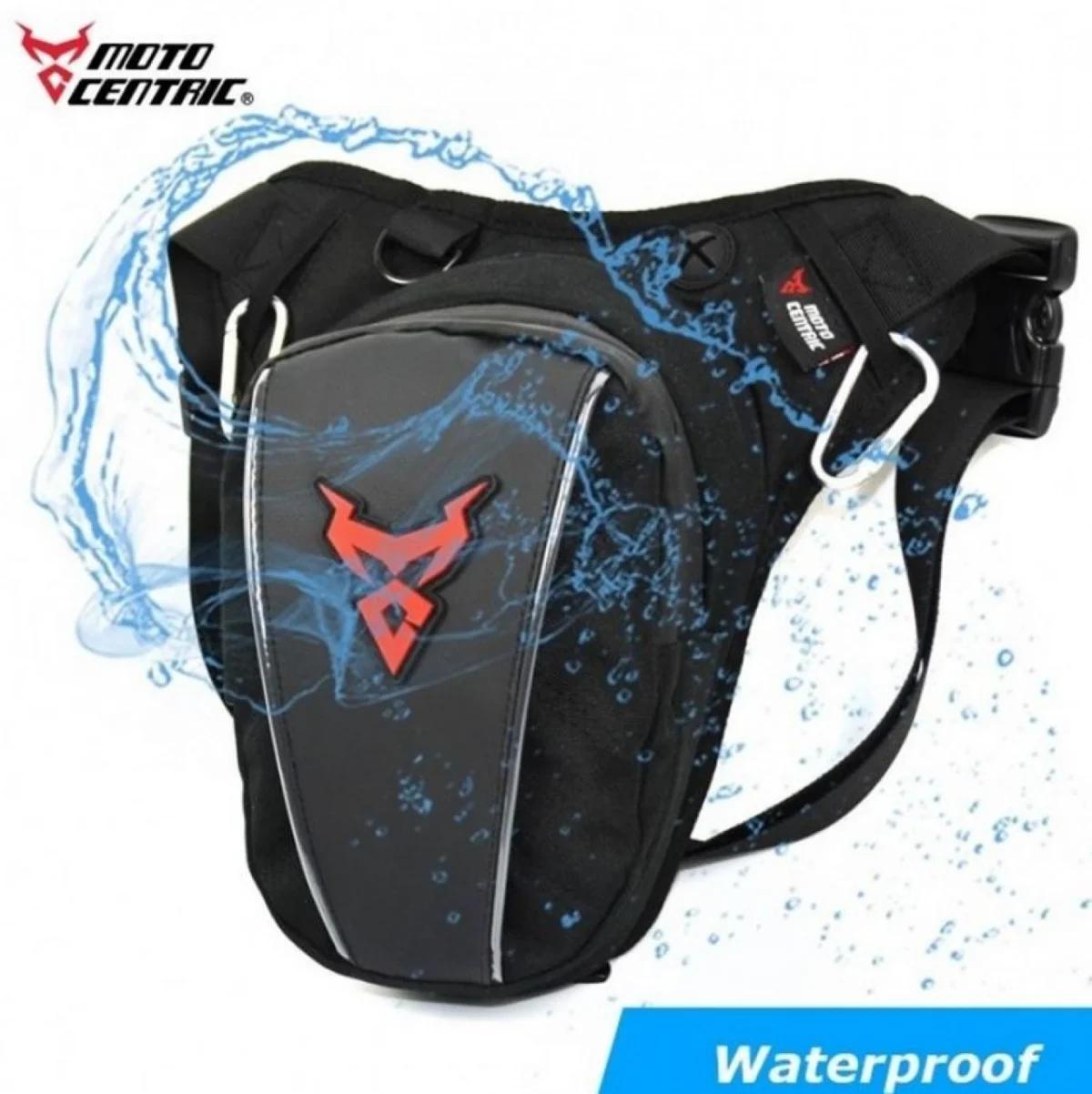 Υπερανθεκτικό Επεκτεινόμενο Αδιάβροχο Τσαντάκι Μέσης Ποδιού & Ώμου Μηχανής Motocentric