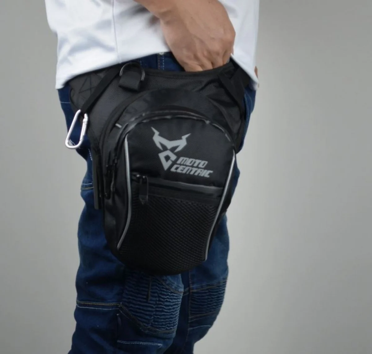 Υπερανθεκτικό Επεκτεινόμενο Αδιάβροχο Τσαντάκι Μέσης Ποδιού & Ώμου Μηχανής Motocentric