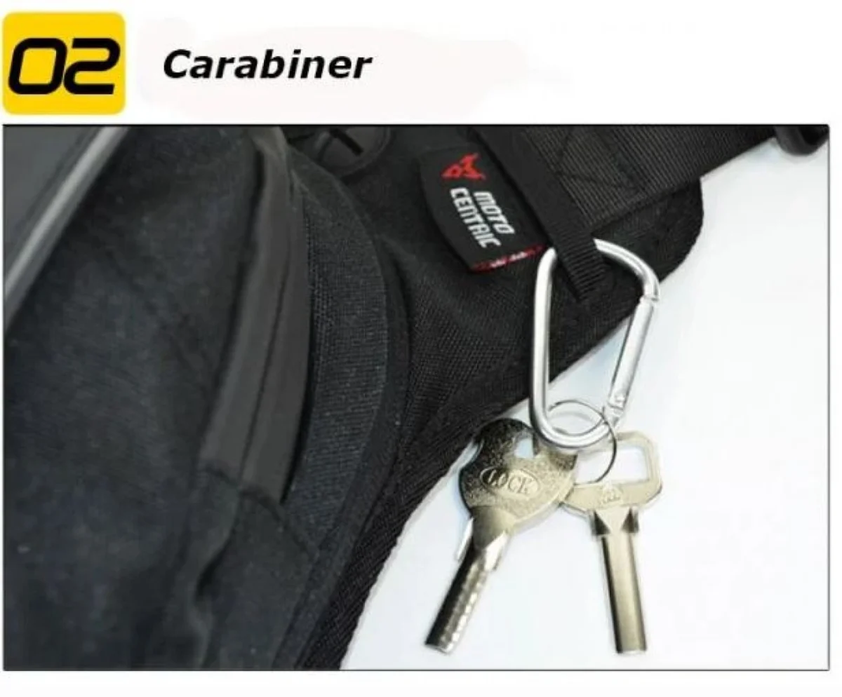 Υπερανθεκτικό Επεκτεινόμενο Αδιάβροχο Τσαντάκι Μέσης Ποδιού & Ώμου Μηχανής Motocentric