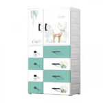 Πλαστική Τροχήλατη Ντουλάπα 146.5x67.5x40.5εκ