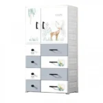 Πλαστική Τροχήλατη Ντουλάπα 146.5x67.5x40.5εκ