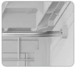 Πλαστική Τροχήλατη Ντουλάπα 146.5x67.5x40.5εκ