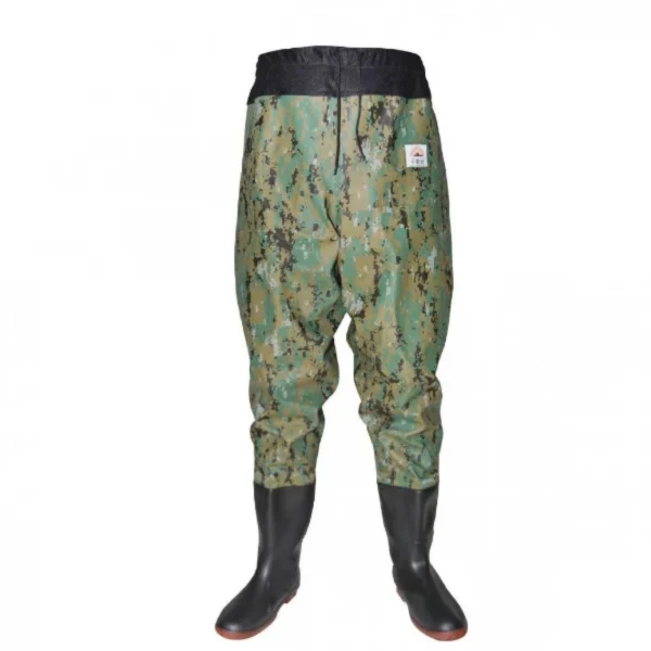 Αδιάβροχες Αντιολισθητικές Γαλότσες Μπότες Ψαρέματος Παραλλαγής με Παντελόνι Παραλλαγής