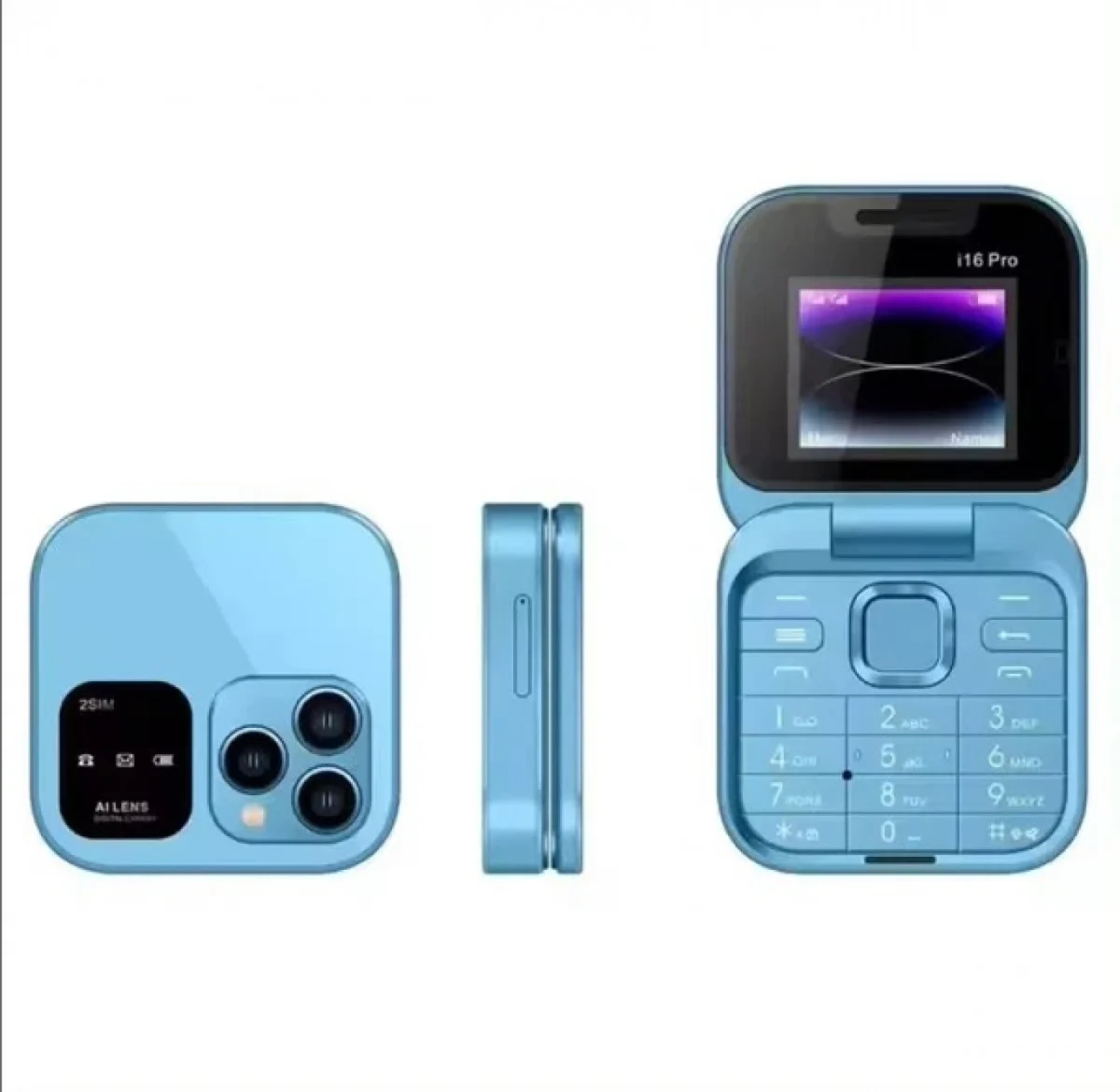 Αναδιπλούμενο Μίνι Κινητό Tηλέφωνο Flip