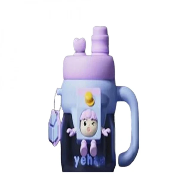 Παιδικό Παγουράκι-Ποτήρι 600ml με Καλαμάκι