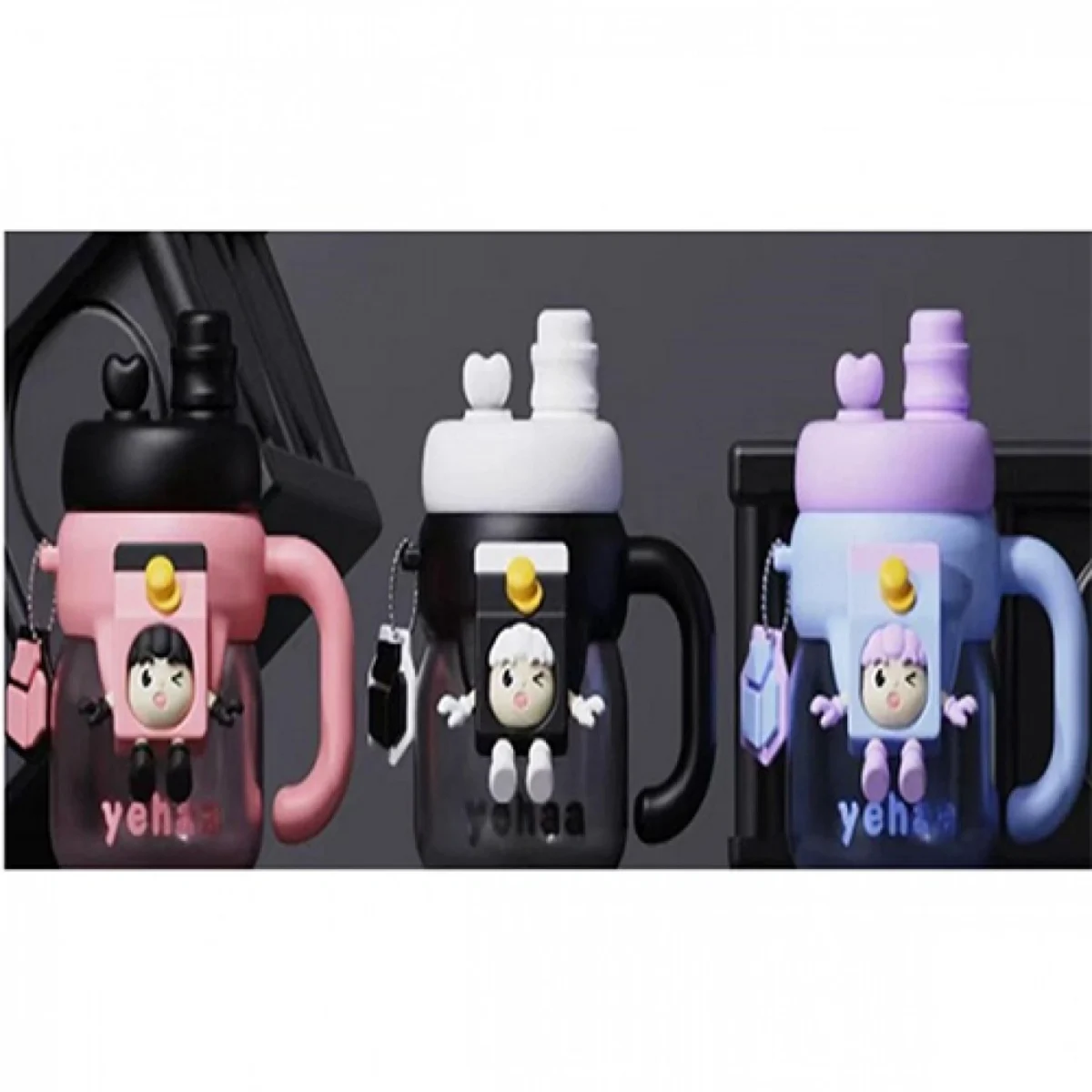 Παιδικό Παγουράκι-Ποτήρι 600ml με Καλαμάκι