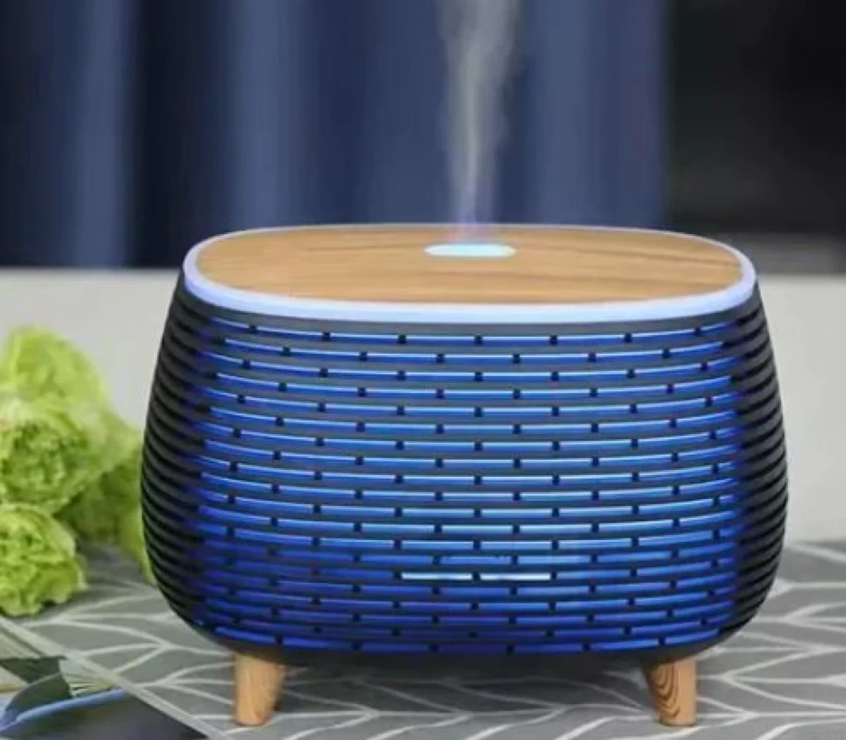 Συσκευή Αρωματοθεραπείας Υπερήχων – Φωτιστικό 7 Χρωμάτων 400ml 6W - Aroma Diffuser