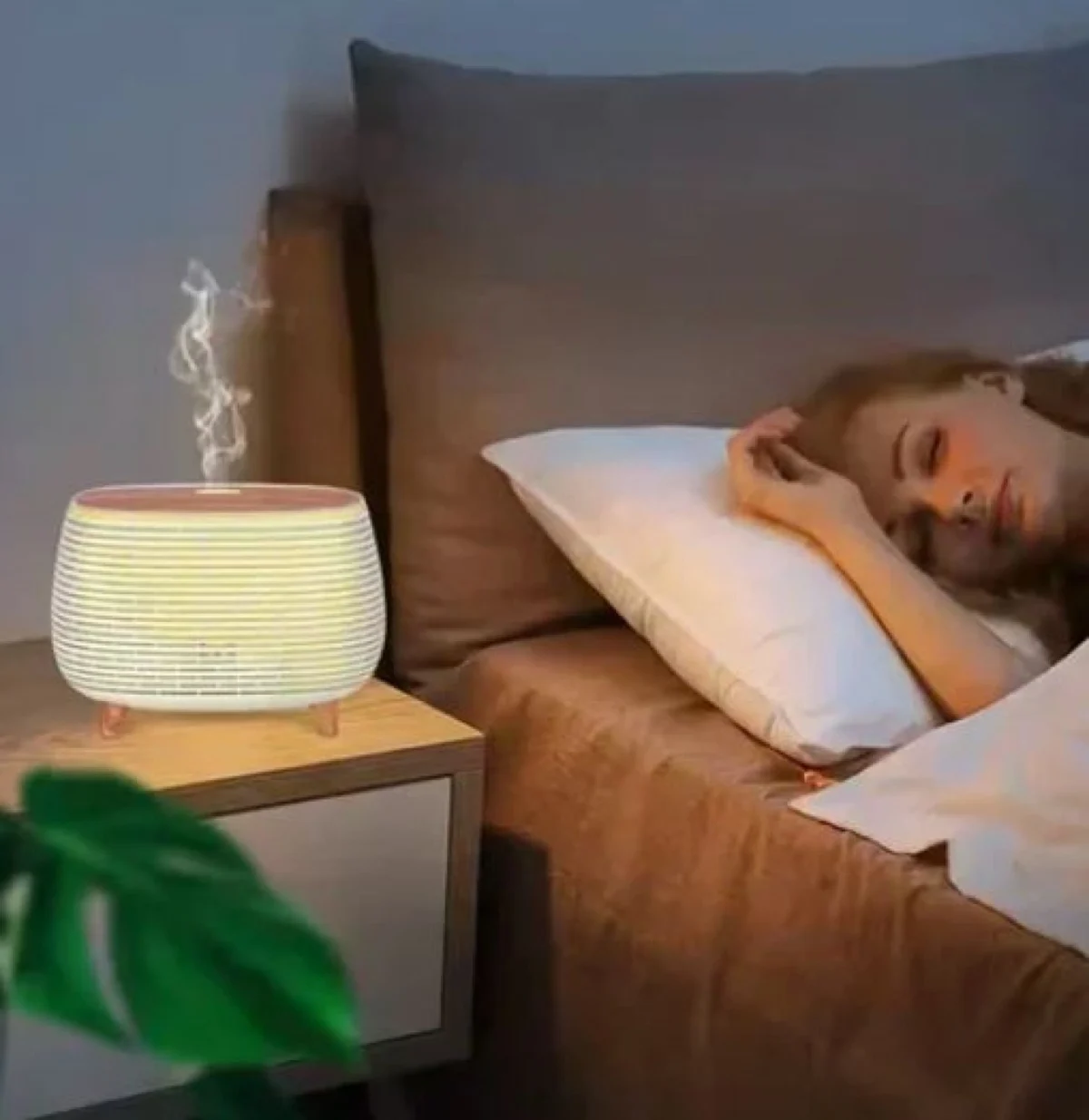 Συσκευή Αρωματοθεραπείας Υπερήχων – Φωτιστικό 7 Χρωμάτων 400ml 6W - Aroma Diffuser