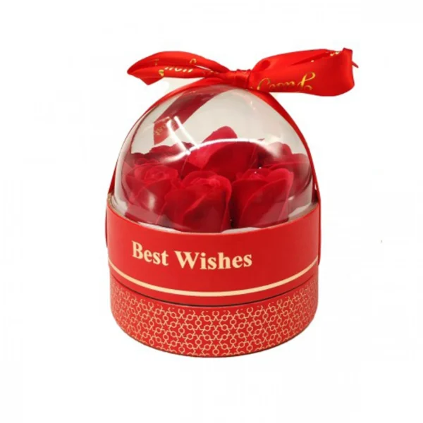 Τεχνητά Τριαντάφυλλα σε Κουτί Δώρου – 14×12cm