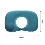 Φουσκωτό Ανατομικό Μαξιλάρι Αυχένα Ταξιδίου σε Σχήμα U 24x38cm