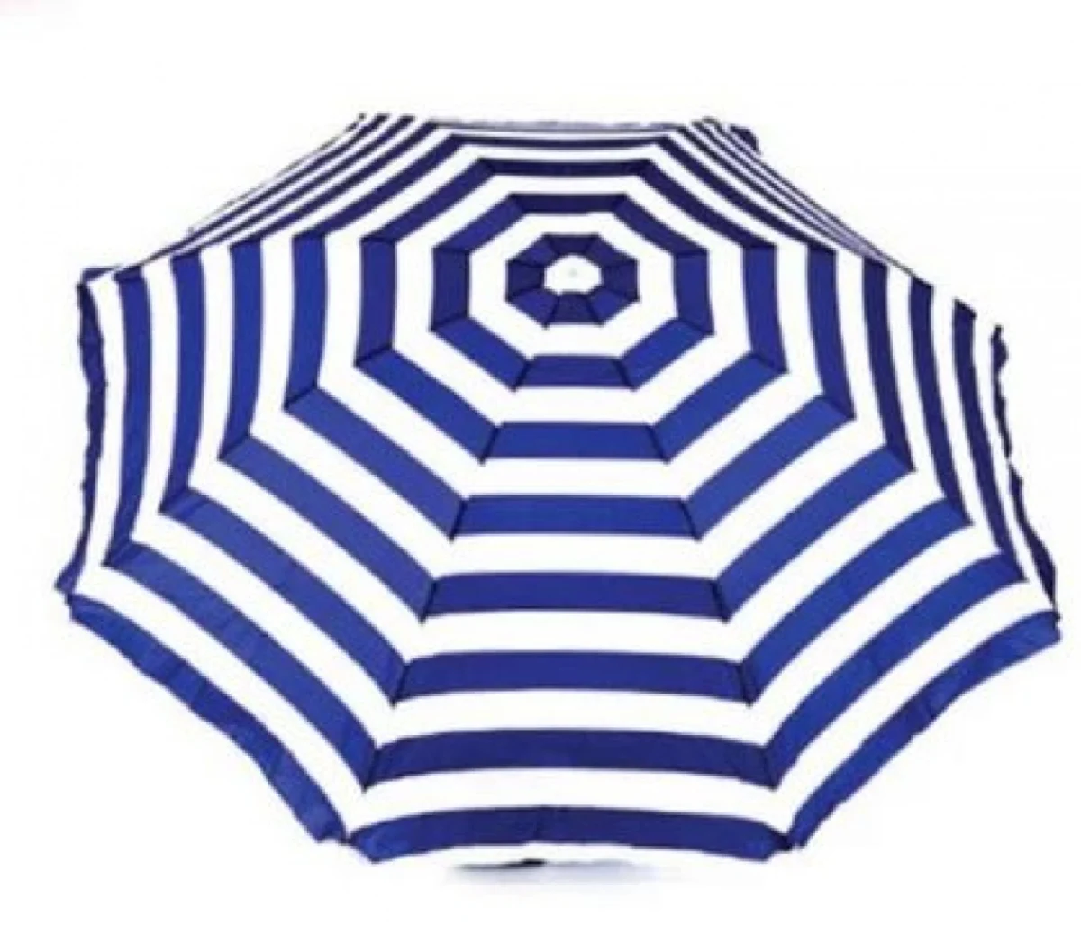 100cm Ομπρέλα Θαλάσσης Υφασμάτινη Ριγέ
