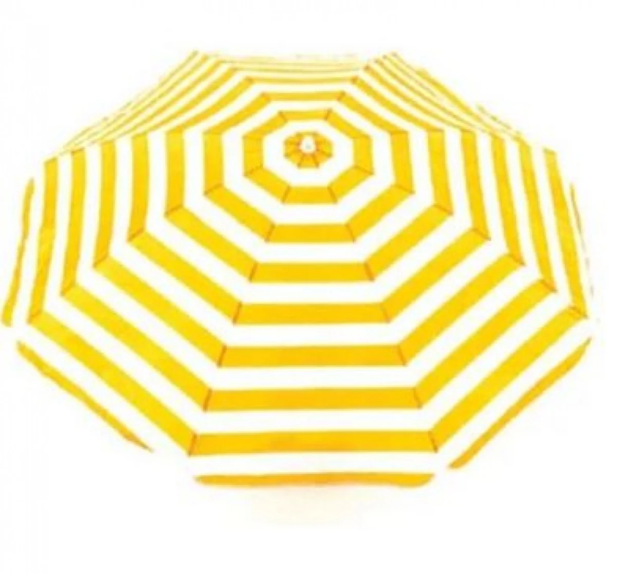 120cm Ομπρέλα Θαλάσσης Υφασμάτινη Ριγέ